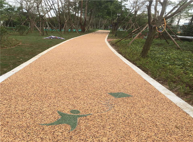 膠粘石透水混凝土 膠粘石透水混凝土